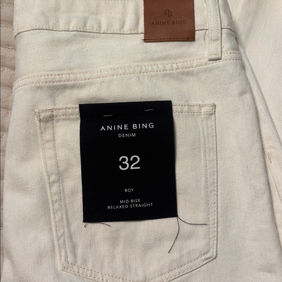 BNWT ANINE BING Roy jeans- white- - Picture 3 of 9